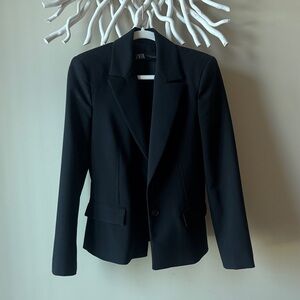 Zara Cinched Waist Blazer